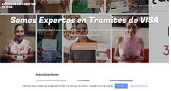 Desktop Screenshot of expertosenvisas.com